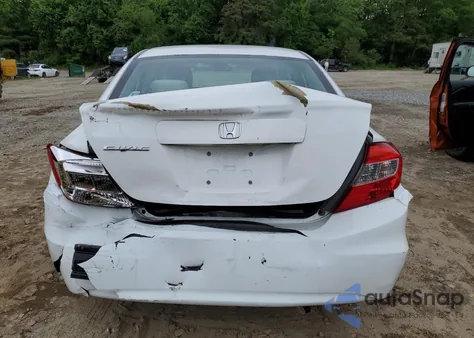 2012 Honda Civic Lx из США, поврежденный, VIN 2HGFB2F57CH330397